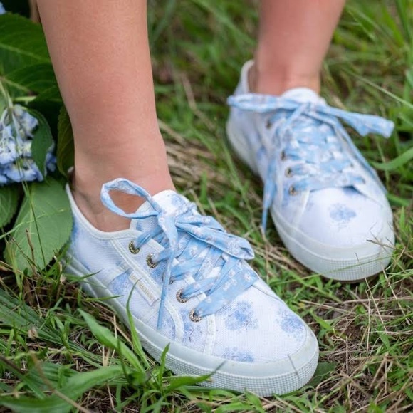 superga blue sneakers
